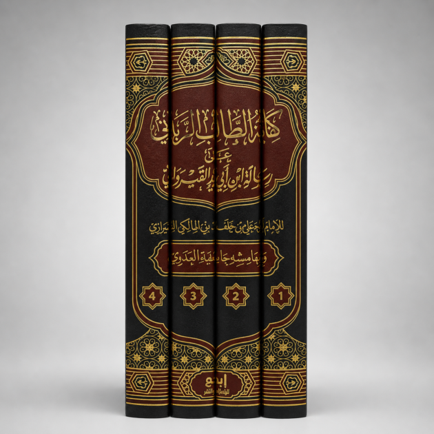 كفاية الطالب الرباني على رسالة ابن أبي زيد القيرواني وبهامشه حاشية العدوي 4 مجلدات